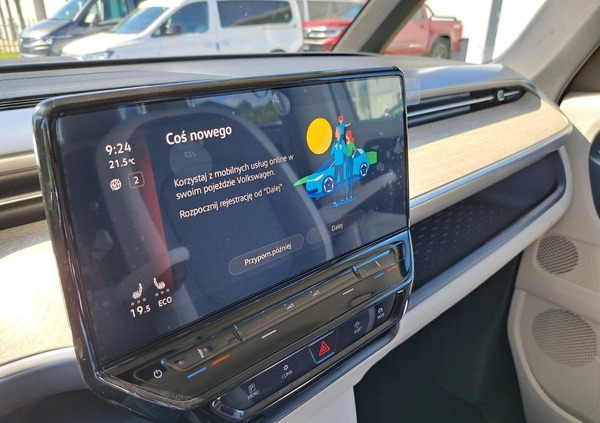 Volkswagen ID.Buzz cena 234500 przebieg: , rok produkcji 2023 z Paczków małe 497